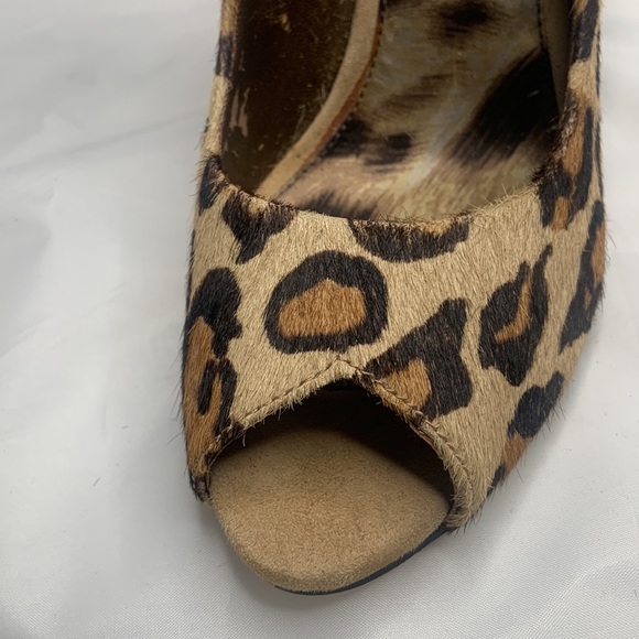 SAM EDELMAN Lorissa Leopard Print Spike Pumps! Size 7 1/2 print - Picture 7 of 12